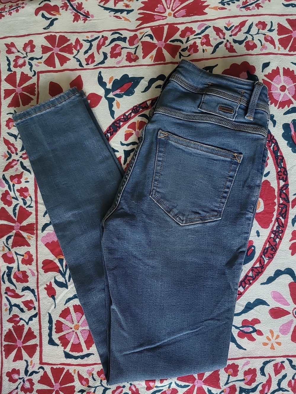 NWOT Prana Women’s Light Wash Thick Stretch Outdoor Skinny Jeans